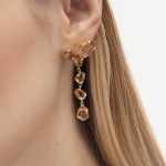 Σκουλαρίκια από ασήμι 925 με Swarovski πέτρες - Image 2