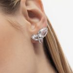 Σκουλαρίκια από ασήμι 925 με Swarovski πέτρες - Image 2
