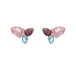Σκουλαρίκια από ασήμι 925 με Swarovski πέτρες