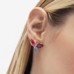 Σκουλαρίκια από ασήμι 925 με Swarovski πέτρες - Image 2