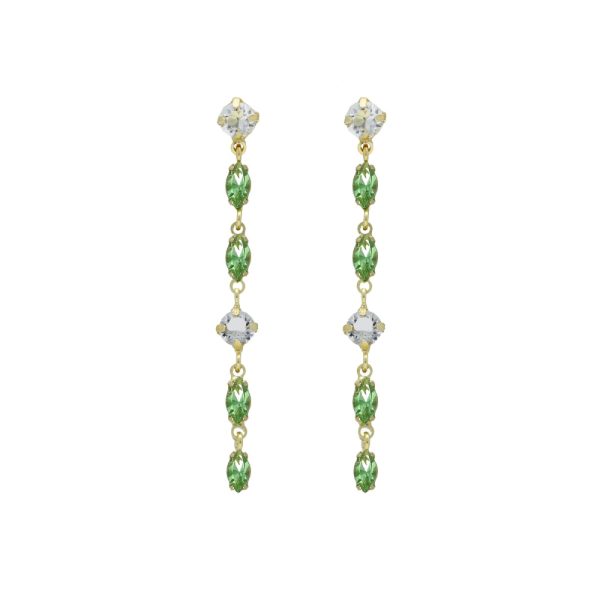 Σκουλαρίκια από ασήμι 925 με Swarovski πέτρες