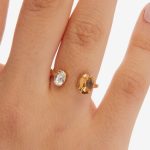 Δαχτυλίδι από ασήμι 925 με Swarovski πέτρες - Image 2