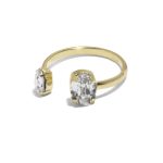 Δαχτυλίδι από ασήμι 925 με Swarovski πέτρες