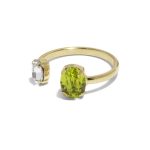 Δαχτυλίδι από ασήμι 925 με Swarovski πέτρες