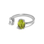 Δαχτυλίδι από ασήμι 925 με Swarovski πέτρες