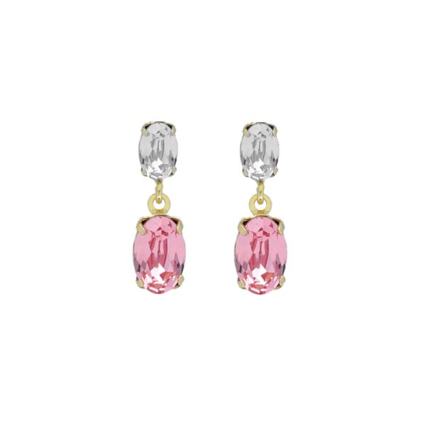 Σκουλαρίκια από ασήμι 925 με Swarovski πέτρες