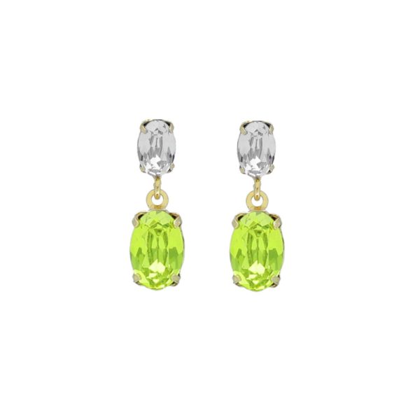 Σκουλαρίκια από ασήμι 925 με Swarovski πέτρες
