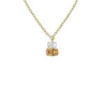 Κολιέ από ασήμι 925 με Swarovski πέτρες