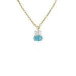 Κολιέ από ασήμι 925 με Swarovski πέτρες