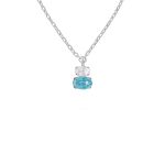 Κολιέ από ασήμι 925 με Swarovski πέτρες