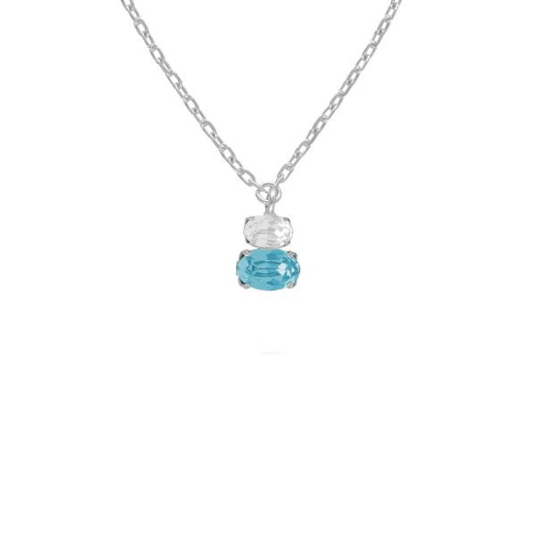 Κολιέ από ασήμι 925 με Swarovski πέτρες
