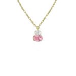 Κολιέ από ασήμι 925 με Swarovski πέτρες