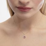 Κολιέ από ασήμι 925 με Swarovski πέτρες - Image 2