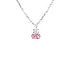 Κολιέ από ασήμι 925 με Swarovski πέτρες