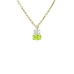 Κολιέ από ασήμι 925 με Swarovski πέτρες