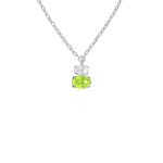 Κολιέ από ασήμι 925 με Swarovski πέτρες