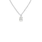 Κολιέ από ασήμι 925 με Swarovski πέτρες