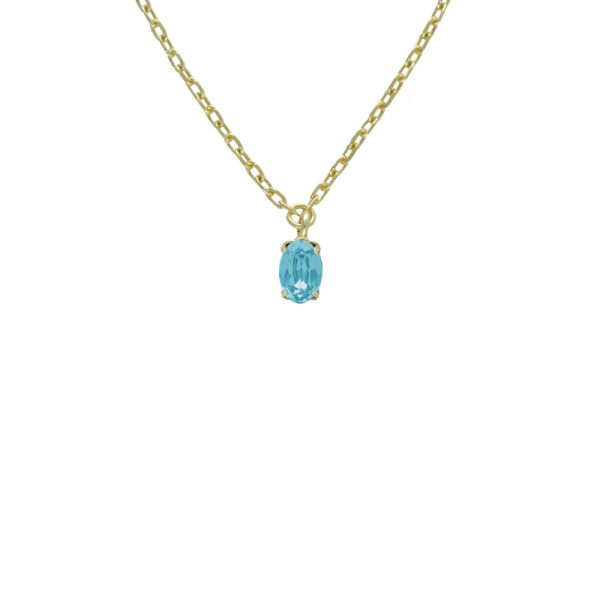 Κολιέ από ασήμι 925 με Swarovski πέτρες