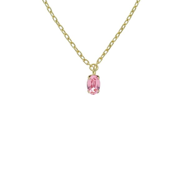 Κολιέ από ασήμι 925 με Swarovski πέτρες