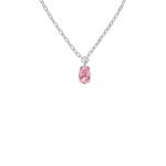 Κολιέ από ασήμι 925 με Swarovski πέτρες