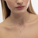 Κολιέ από ασήμι 925 με Swarovski πέτρες - Image 2