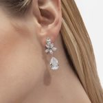Σκουλαρίκια από ασήμι 925 με Swarovski πέτρες - Image 2