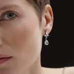 Σκουλαρίκια από ασήμι 925 με Swarovski πέτρες - Image 2