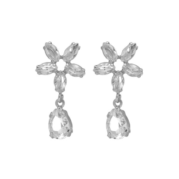 Σκουλαρίκια από ασήμι 925 με Swarovski πέτρες