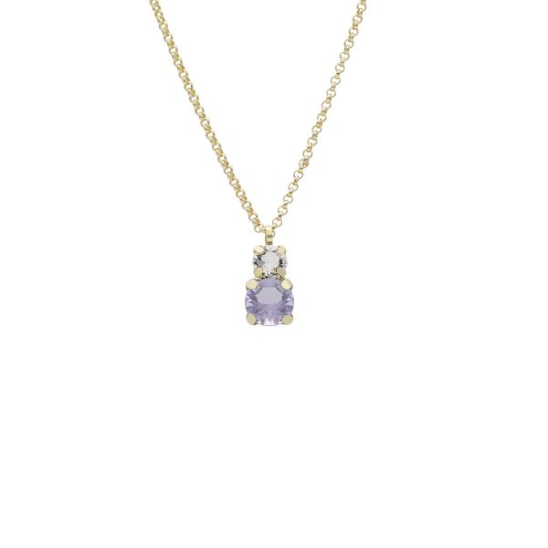 Κολιέ από ασήμι 925 με Swarovski πέτρες