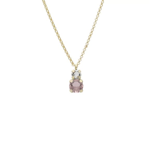 Κολιέ από ασήμι 925 με Swarovski πέτρες