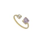 Δαχτυλίδι από ασήμι 925 με Swarovski πέτρες