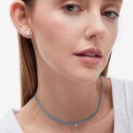 Κολιέ από ασήμι 925 με mini crystals - Image 2