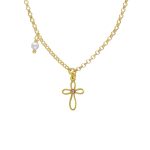 Κολιέ από ασήμι 925 με Swarovski πέτρες