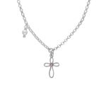 Κολιέ από ασήμι 925 με Swarovski πέτρες