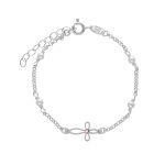 Βραχιόλι από ασήμι 925 με Swarovski πέτρες