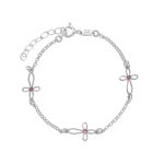 Βραχιόλι από ασήμι 925 με Swarovski πέτρες