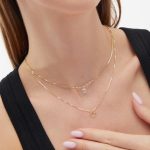Διπλό κολιέ από ασήμι 925 με Swarovski πέτρες - Image 2