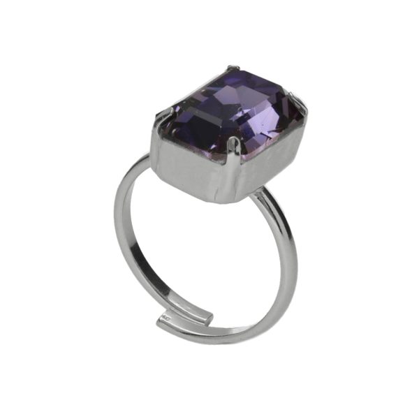 Δαχτυλίδι από ασήμι 925 με Swarovski πέτρες