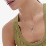 Κολιέ από ασήμι 925 με Swarovski πέτρες - Image 2