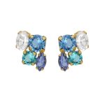 Σκουλαρίκια από ασήμι 925 με Swarovski πέτρες