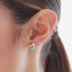Σκουλαρίκια από ασήμι 925 με Swarovski πέτρες - Image 2