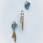 Σκουλαρίκια από ασήμι 925 με Swarovski πέτρες - Image 3