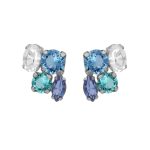 Σκουλαρίκια από ασήμι 925 με Swarovski πέτρες