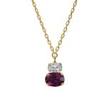 Κολιέ από ασήμι 925 με Swarovski πέτρες