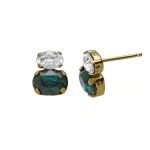 Σκουλαρίκια από ασήμι 925 με Swarovski πέτρες