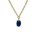 Κολιέ από ασήμι 925 με Swarovski πέτρες
