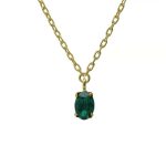 Κολιέ από ασήμι 925 με Swarovski πέτρες