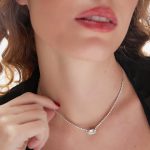 Κολιέ από ασήμι 925 με Swarovski πέτρες - Image 2