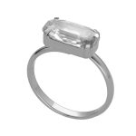 Δαχτυλίδι από ασήμι 925 με Swarovski πέτρες