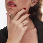Δαχτυλίδι από ασήμι 925 με Swarovski πέτρες - Image 2